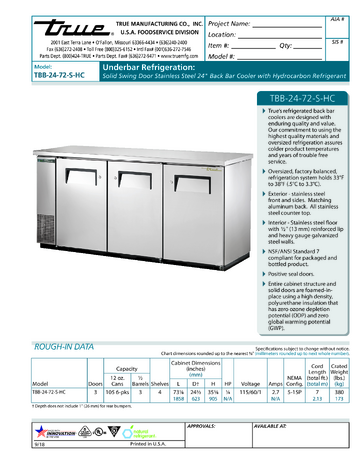 Spec Sheet