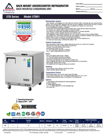 Spec Sheet