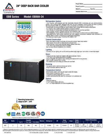 Spec Sheet