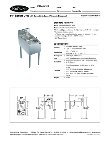 Spec Sheet