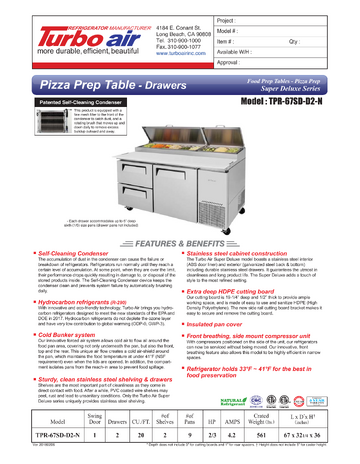 Spec Sheet