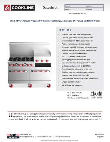 Spec Sheet