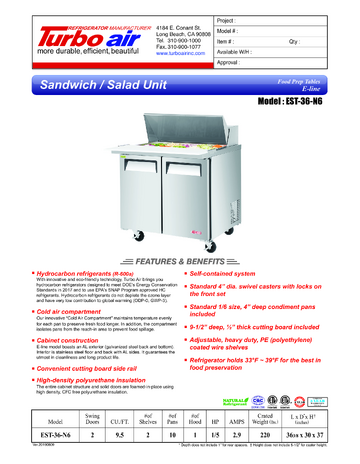 Spec Sheet