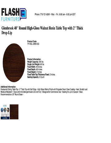 Spec Sheet