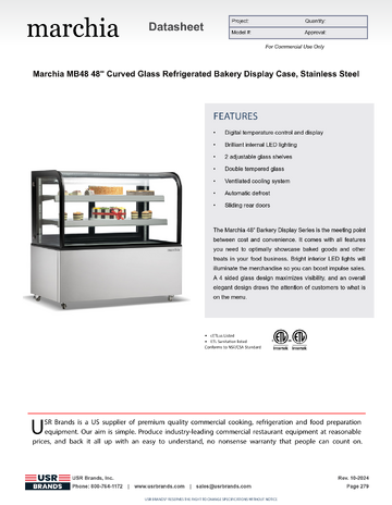 Spec Sheet
