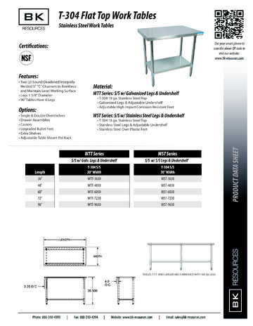 Spec Sheet