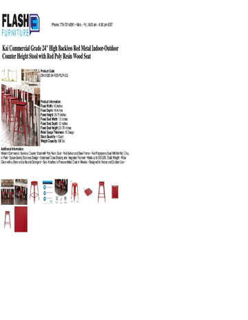 Spec Sheet