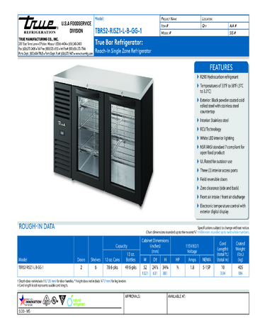 Spec Sheet