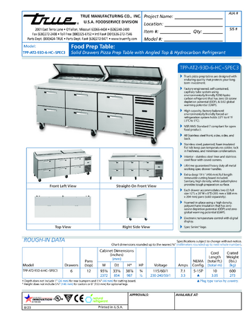 Spec Sheet