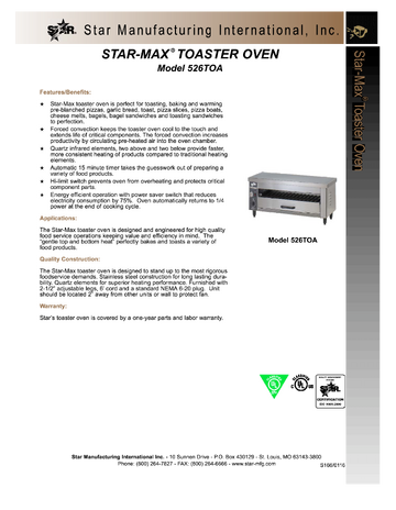 Spec Sheet