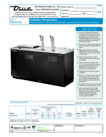 Spec Sheet