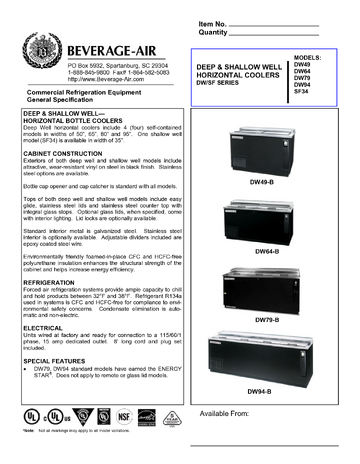 Spec Sheet