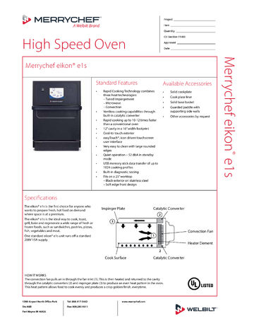 Spec Sheet