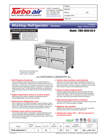 Spec Sheet