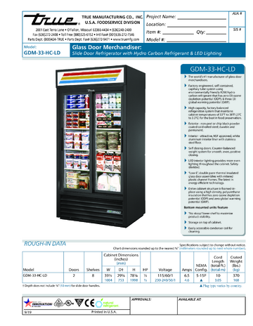 Spec Sheet
