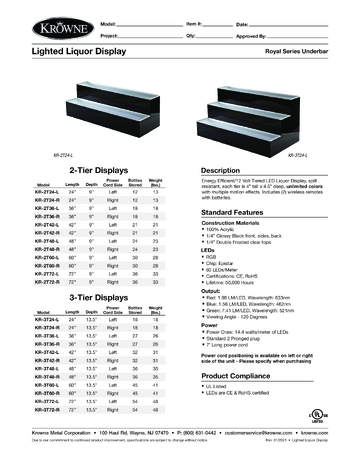 Spec Sheet