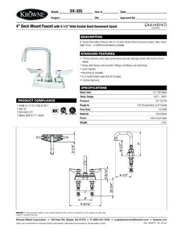 Spec Sheet