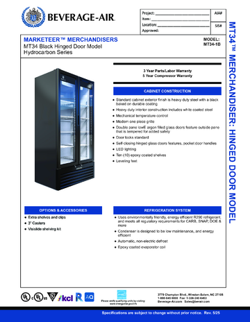 Spec Sheet