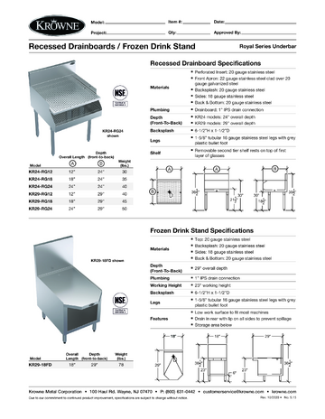 Spec Sheet