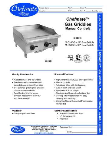 Spec Sheet
