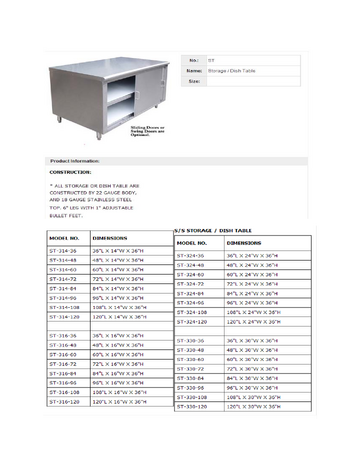 Spec Sheet