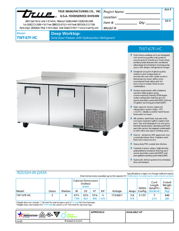 Spec Sheet