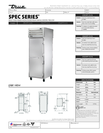 Spec Sheet