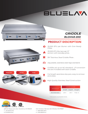 Spec Sheet