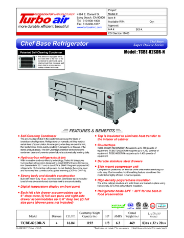 Spec Sheet