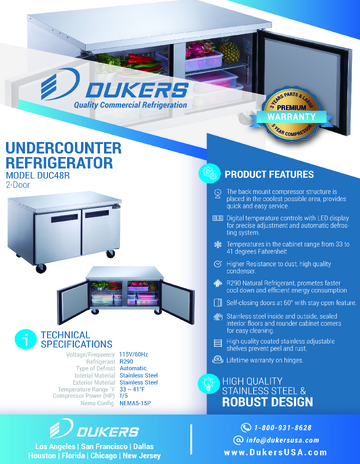 Spec Sheet