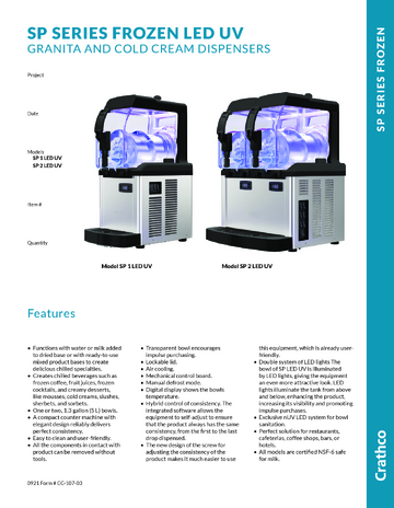 Spec Sheet