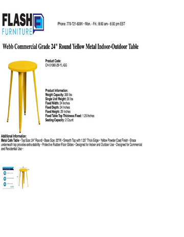 Spec Sheet