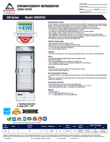 Spec Sheet