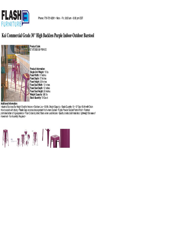 Spec Sheet