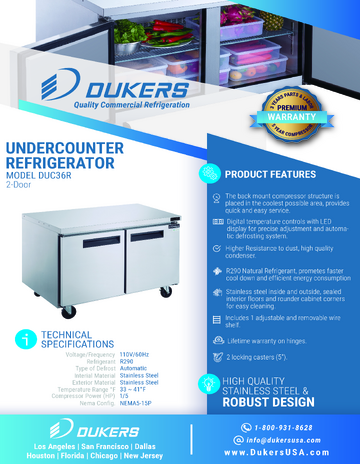 Spec Sheet
