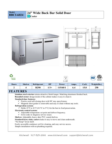 Spec Sheet