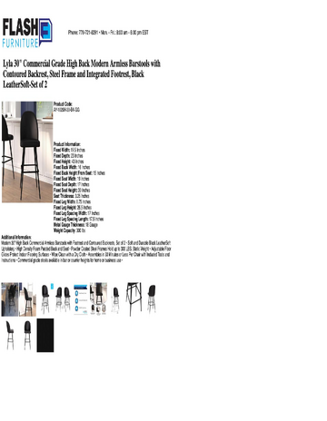 Spec Sheet