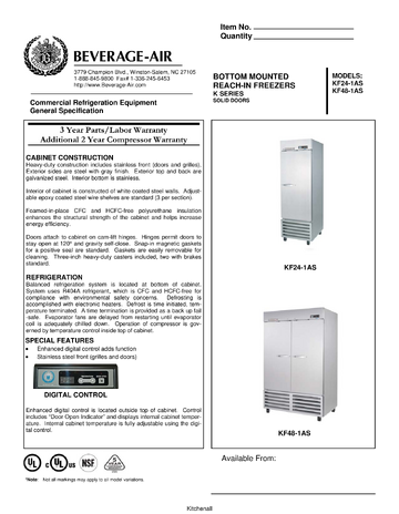 Spec Sheet