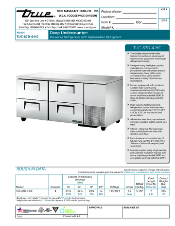Spec Sheet