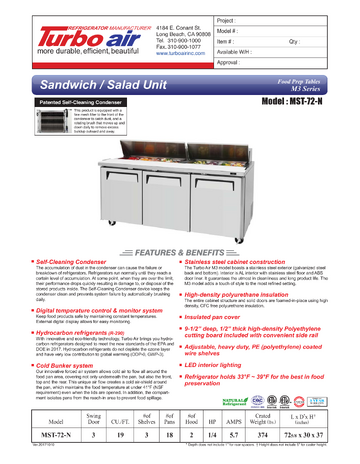 Spec Sheet