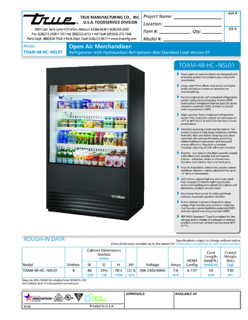 Spec Sheet