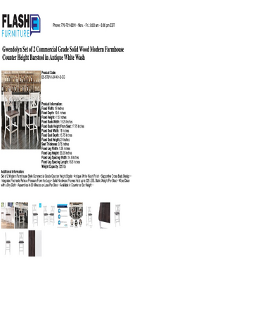 Spec Sheet