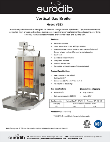 Spec Sheet