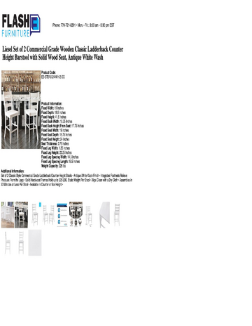 Spec Sheet
