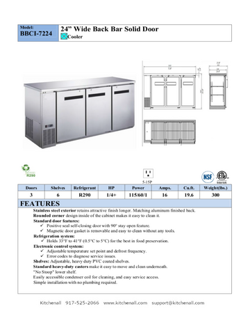 Spec Sheet