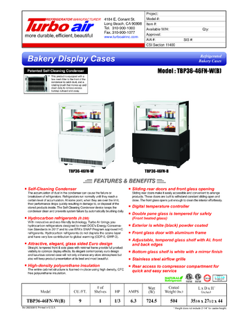 Spec Sheet