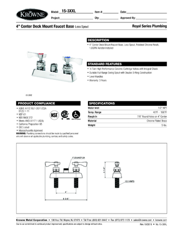 Spec Sheet