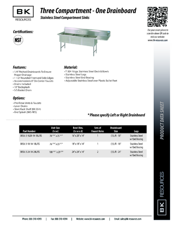 Spec Sheet