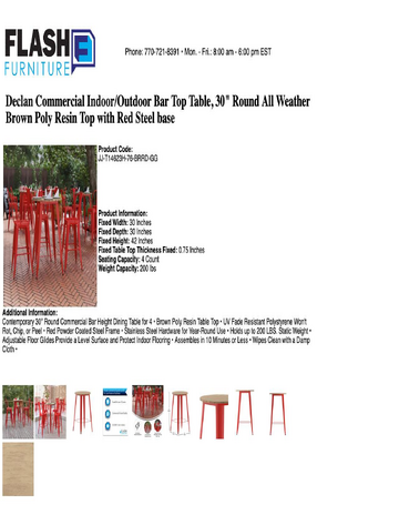 Spec Sheet