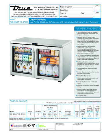 Spec Sheet